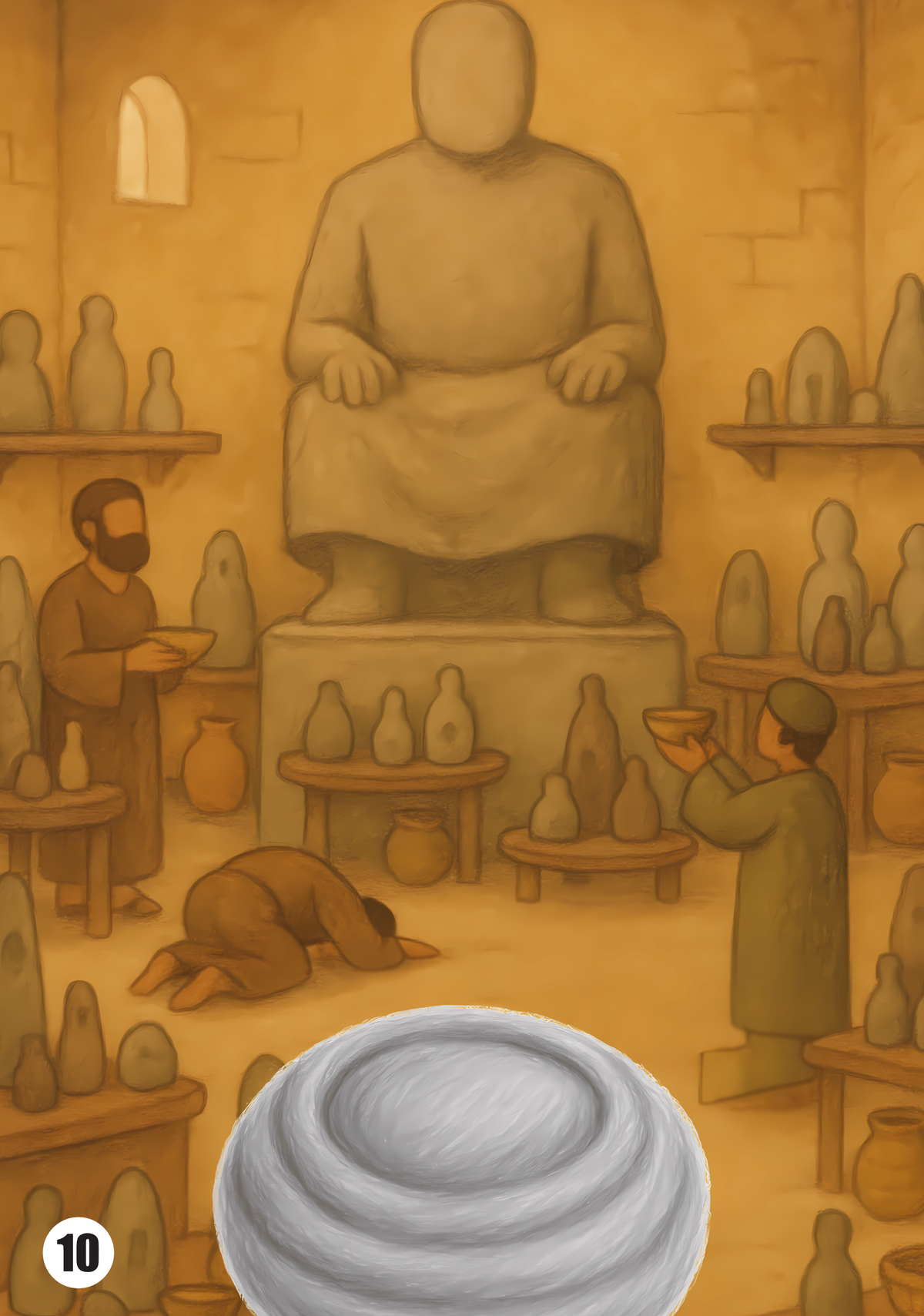 Prophet Ibrahim Kinderbuch – Innenseite mit Illustration 1