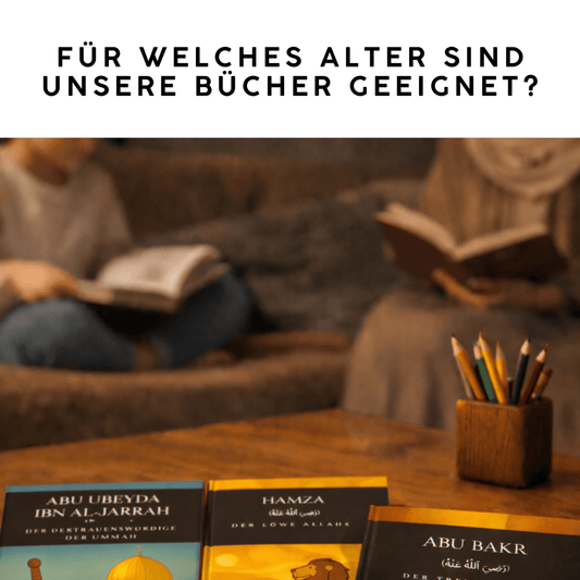 Für welches Alter sind unsere Bücher geeignet?